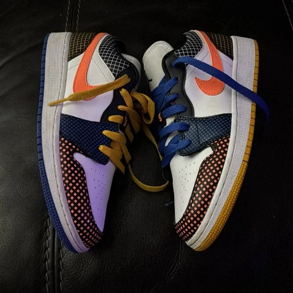 Kids Jordan 1 low - Picture 2 of 3